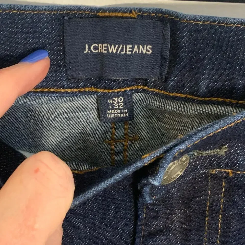 J. Crew‎ Dark Wash Men's Jeans size 30 x 29